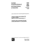 IEC 61829 Ed. 1.0 b:1995