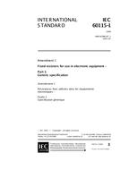 IEC 60115-1 Amd.1 Ed. 3.0 en:2001