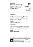 IEC 61834-1 Amd.1 Ed. 1.0 b:2001