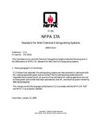 NFPA (Fire) 17A Errata 1