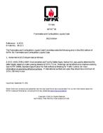 NFPA (Fire) 30 Errata 1