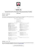 NFPA (Fire) 76 Errata 1