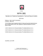 NFPA (Fire) 1951 Errata 2