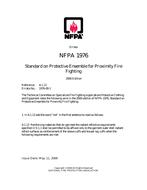 NFPA (Fire) 1976 Errata 1