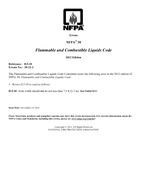 NFPA (Fire) 30 Errata 2