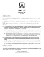 NFPA (Fire) 101 Errata 2