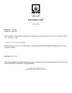 NFPA (Fire) 101 Errata 1