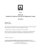 NFPA (Fire) 68 Errata 1