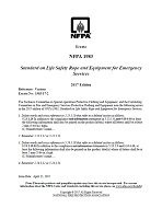 NFPA (Fire) 1983 Errata 2