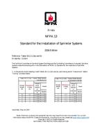 NFPA (Fire) 13 Errata 4