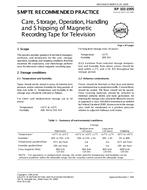 SMPTE RP 103-1995 (Archived 2005)