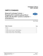 SMPTE 382M-2007 Amendment 1:2012