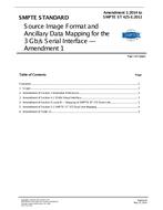 SMPTE ST 425-1:2011 Amendment 1:2014