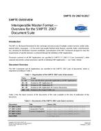 SMPTE OV 2067-0:2017